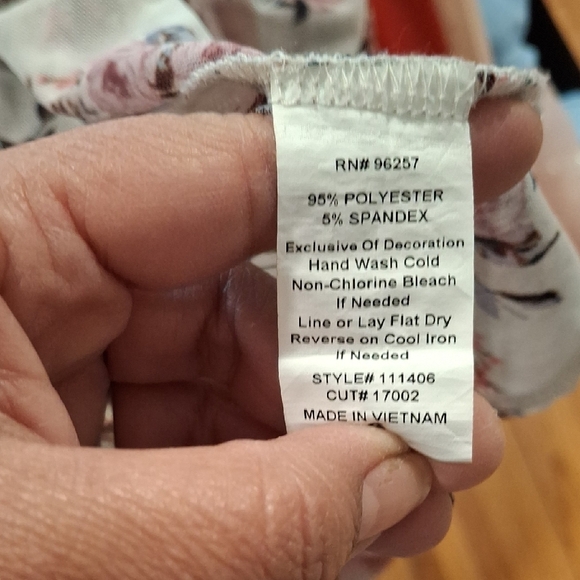 PerSeption Concept Pink Gray Asymmetrical Sleeveless Blouse - Picture 6 of 6